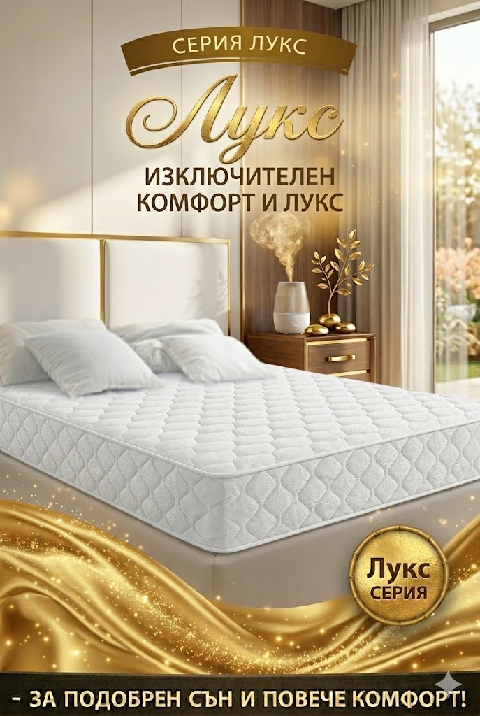 Серия матраци Лукс на Симеонов — изключителен комфорт